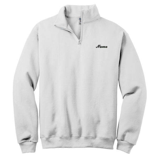 NuBlend® 1/4-Zip Cadet Collar Sweatshirt Thumbnail